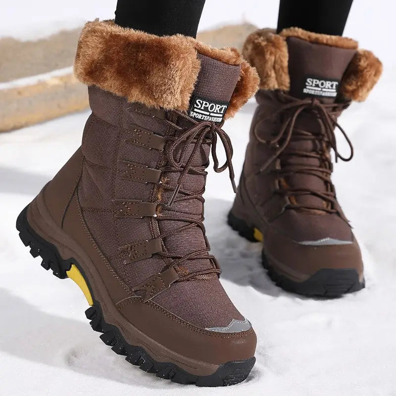 Chaussures grand froid femme doublure fourrure