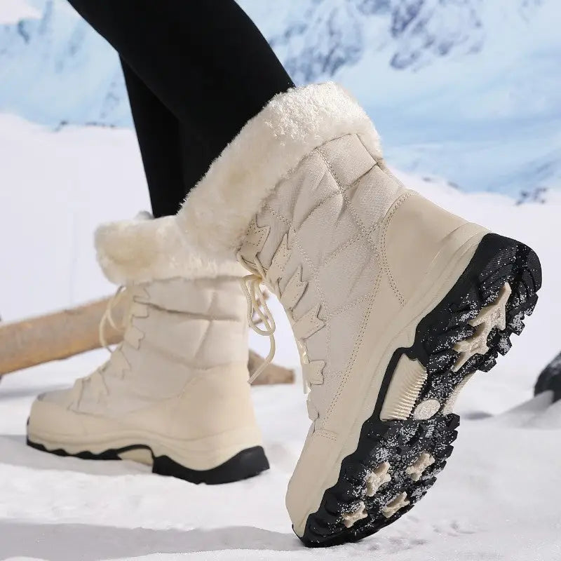 Chaussures grand froid femme doublure fourrure