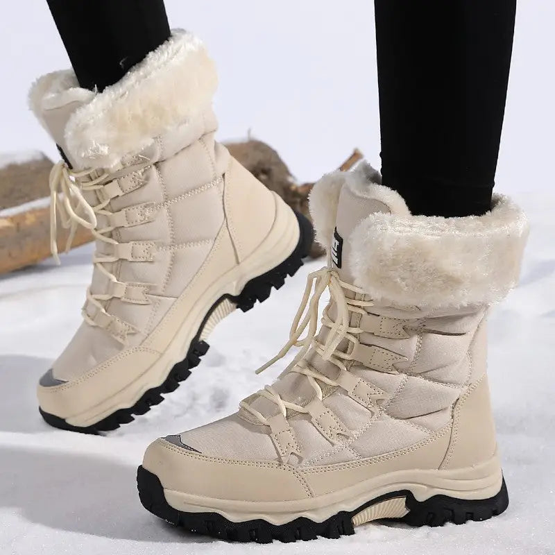 Chaussures grand froid femme doublure fourrure