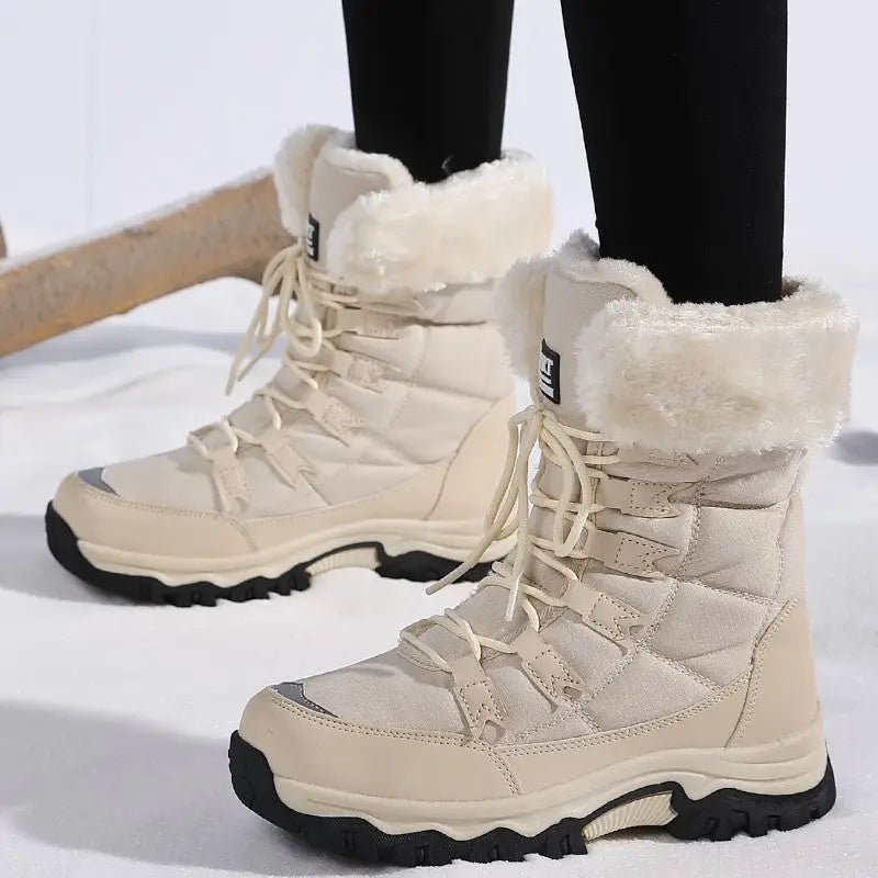Chaussures grand froid femme doublure fourrure