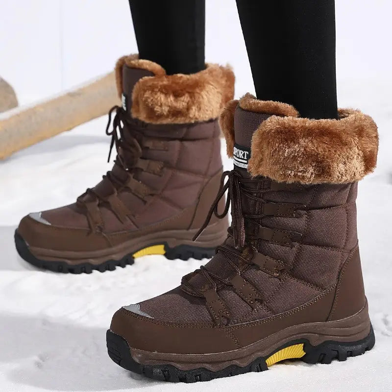 Chaussures grand froid femme doublure fourrure