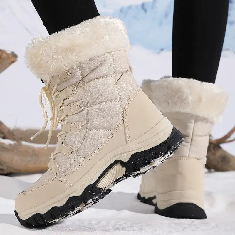 Chaussures grand froid femme doublure fourrure