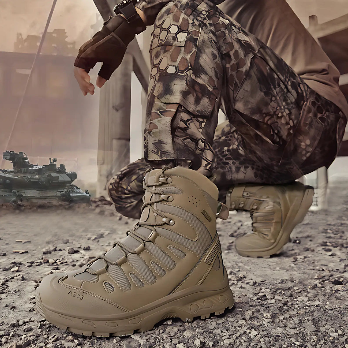 Chaussures militaires homme