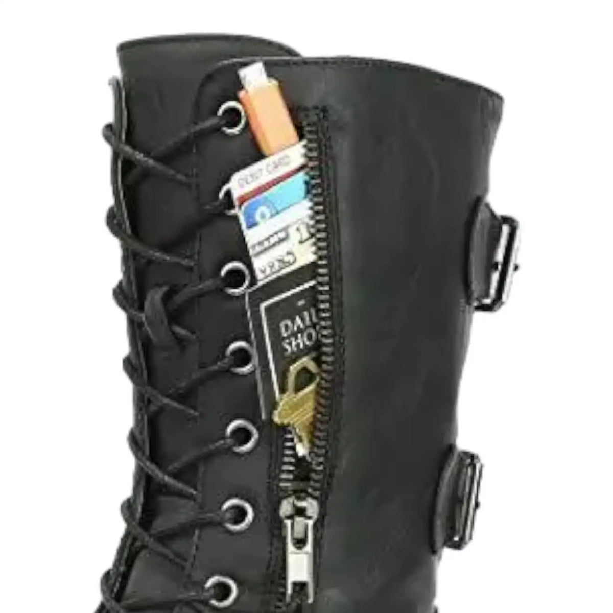 Chaussures style rangers femme
