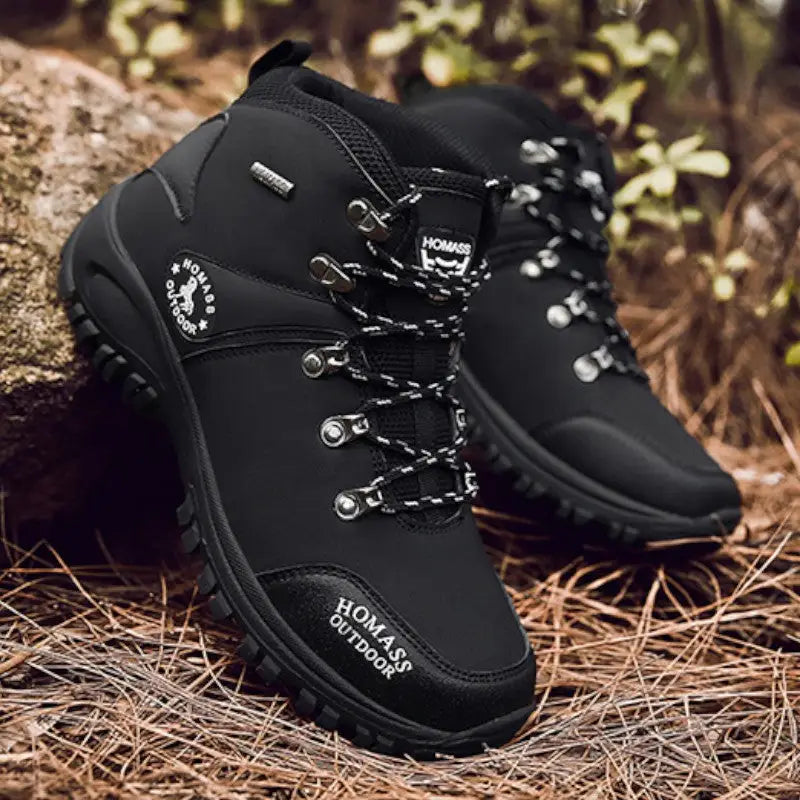 Chaussures type rangers homme