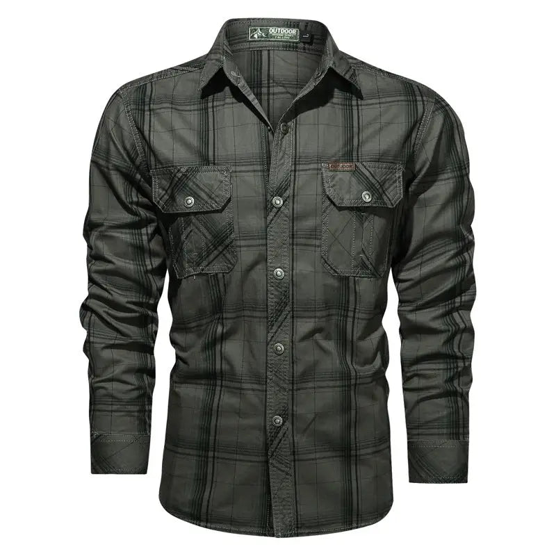 Chemise À Carreaux Homme
