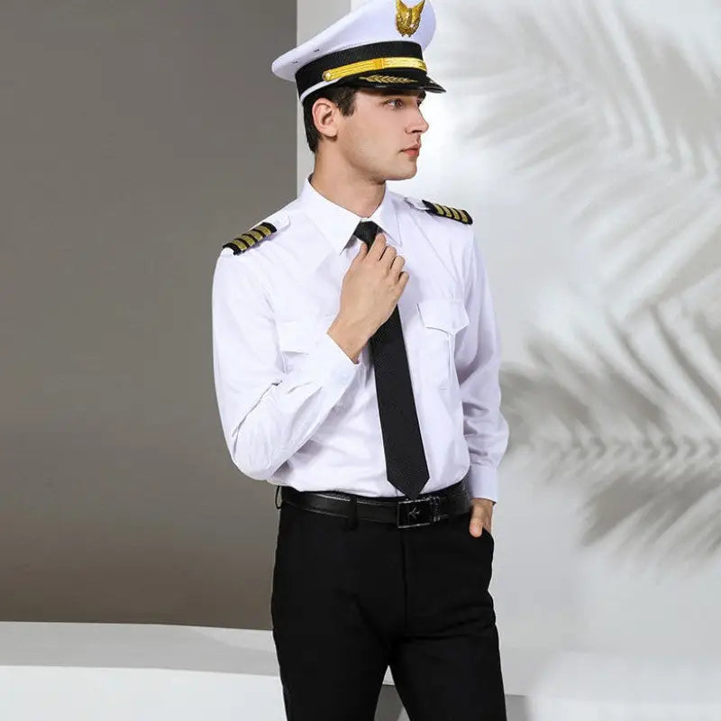 Chemise blanche militaire