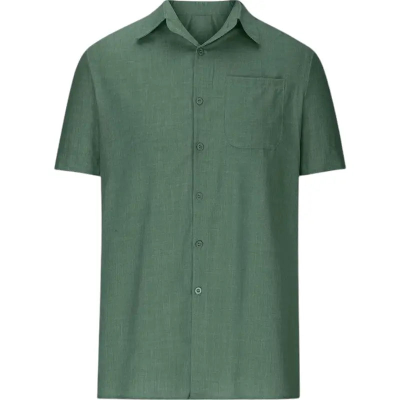 Chemise été homme coton et lin