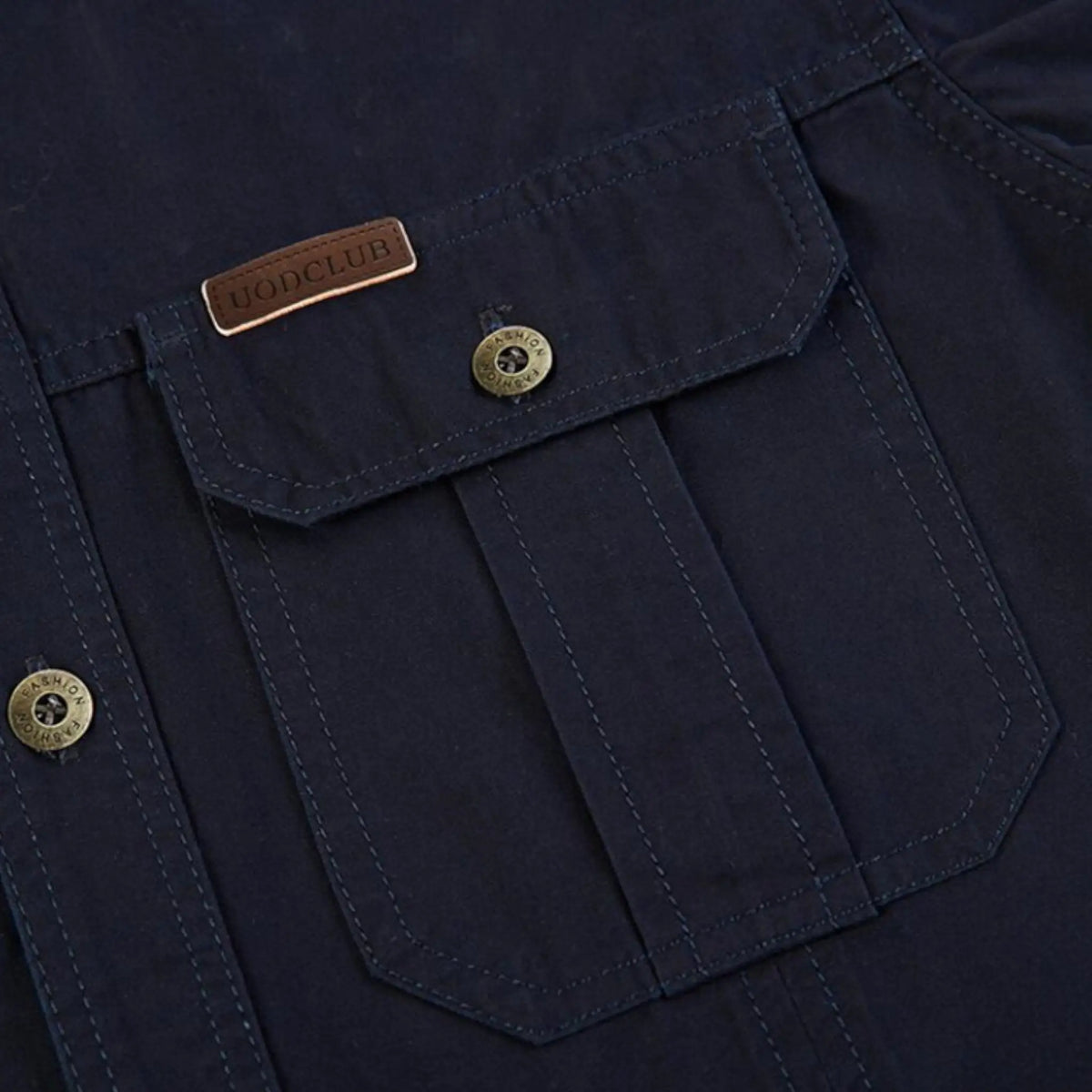 CHEMISE MILITAIRE A DOUBLE POCHES