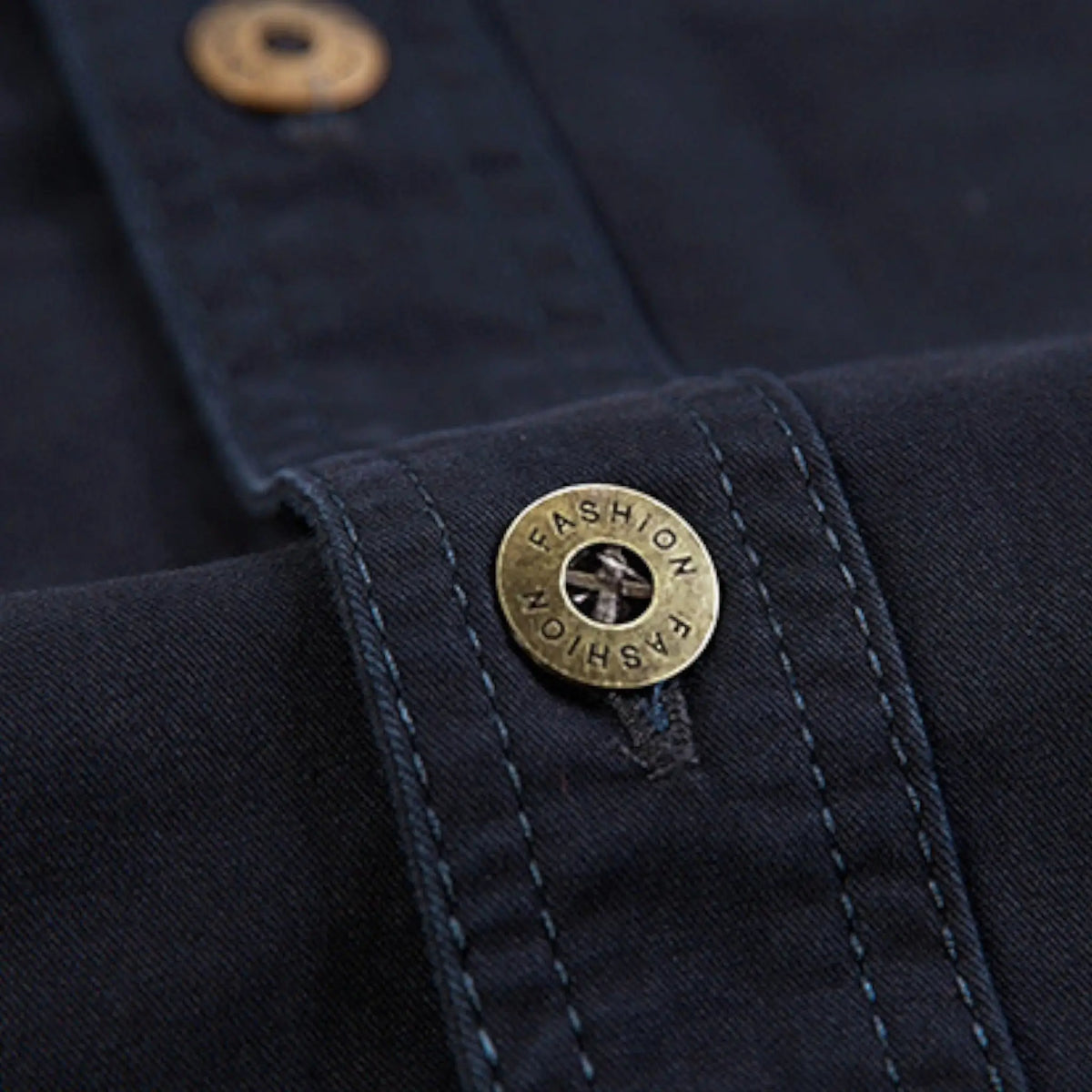 CHEMISE MILITAIRE A DOUBLE POCHES