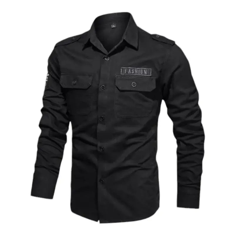 Chemise style homme militaire