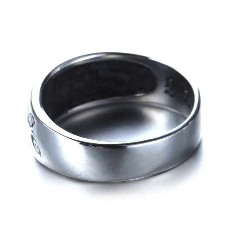 Bague militaire homme gravée
