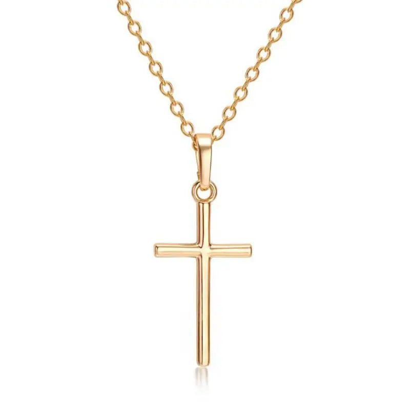 COLLIER MILITAIRE CROIX - ACIER INOXYDABLE
