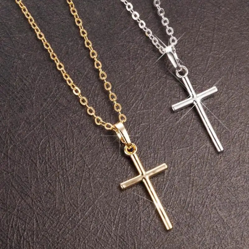 COLLIER MILITAIRE CROIX - ACIER INOXYDABLE