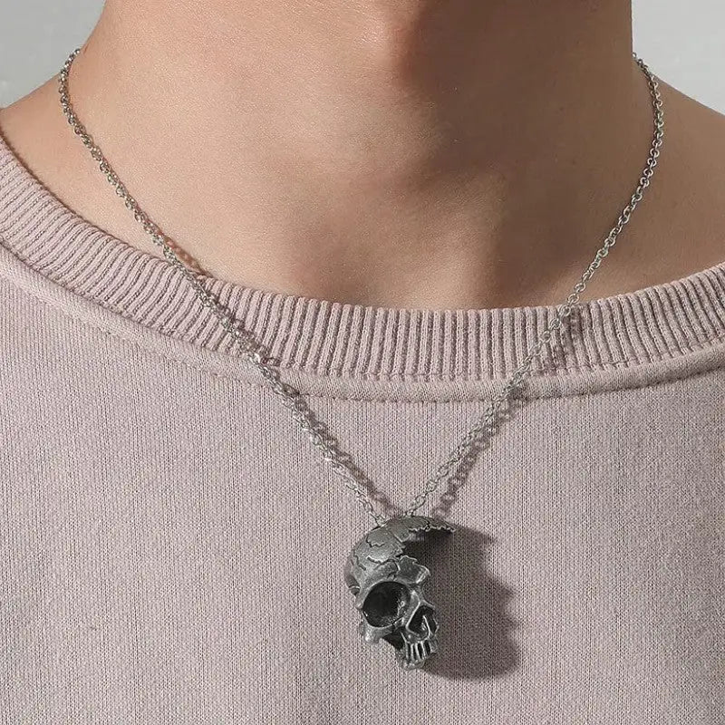 COLLIER MILITAIRE - SURVIVALISTE (ARGENT)