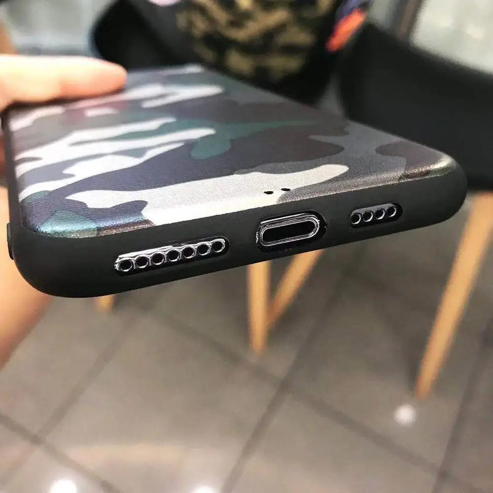 Coque iPhone camouflage militaire