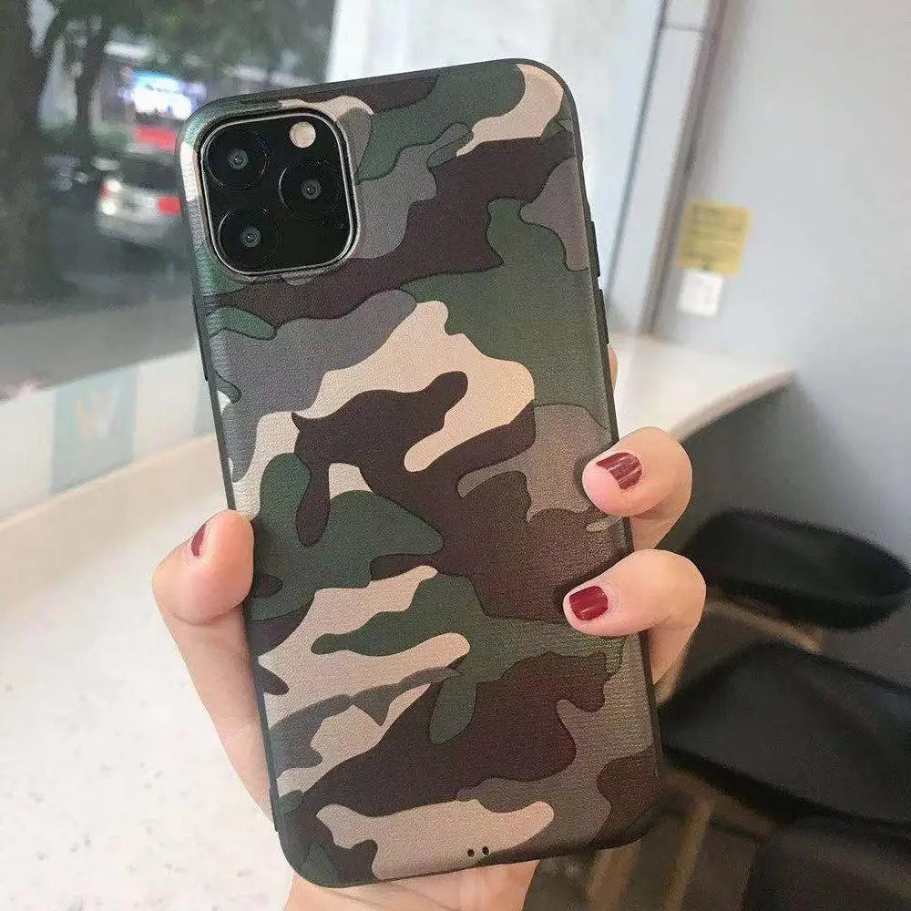 Coque iPhone camouflage militaire