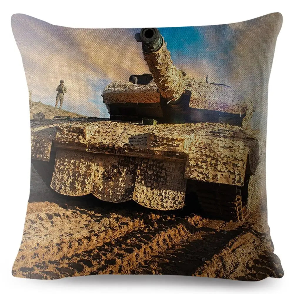 COUSSIN MILITAIRE - DÉCOR ARME DE GUERRE