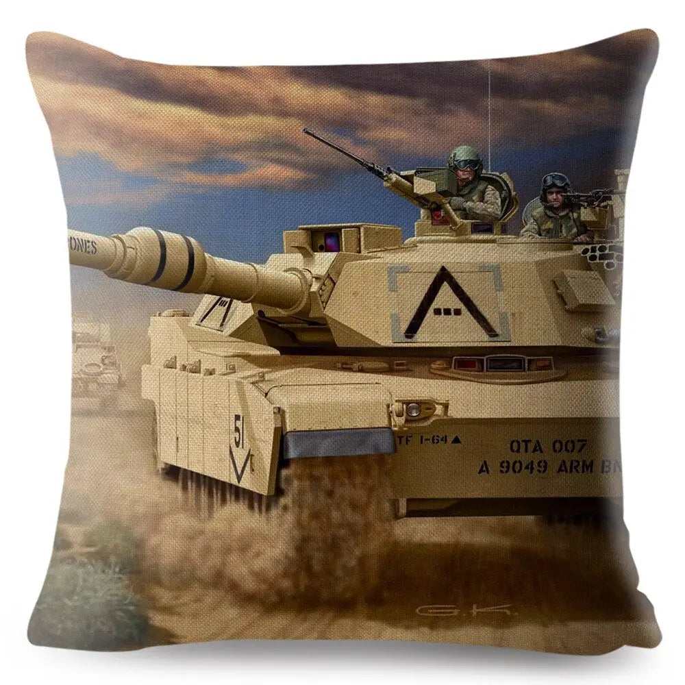 COUSSIN MILITAIRE - DÉCOR ARME DE GUERRE