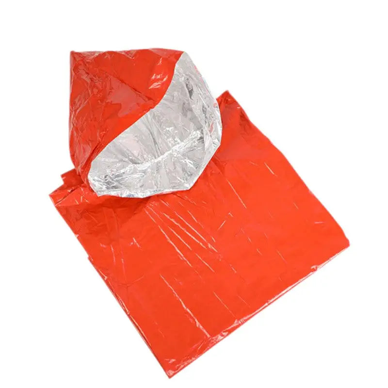 Poncho de survie thermique