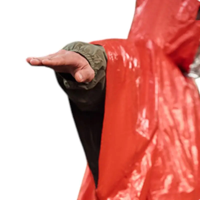 Poncho de survie thermique