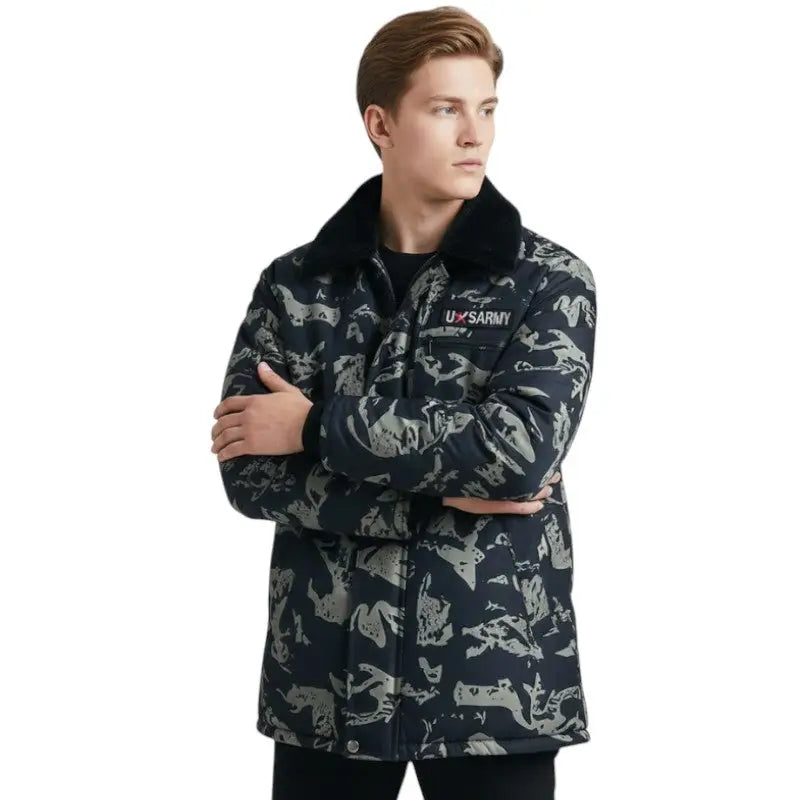 Doudoune camouflage militaire homme