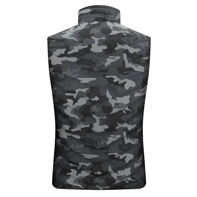 Gilet chauffant camouflage 9 zones