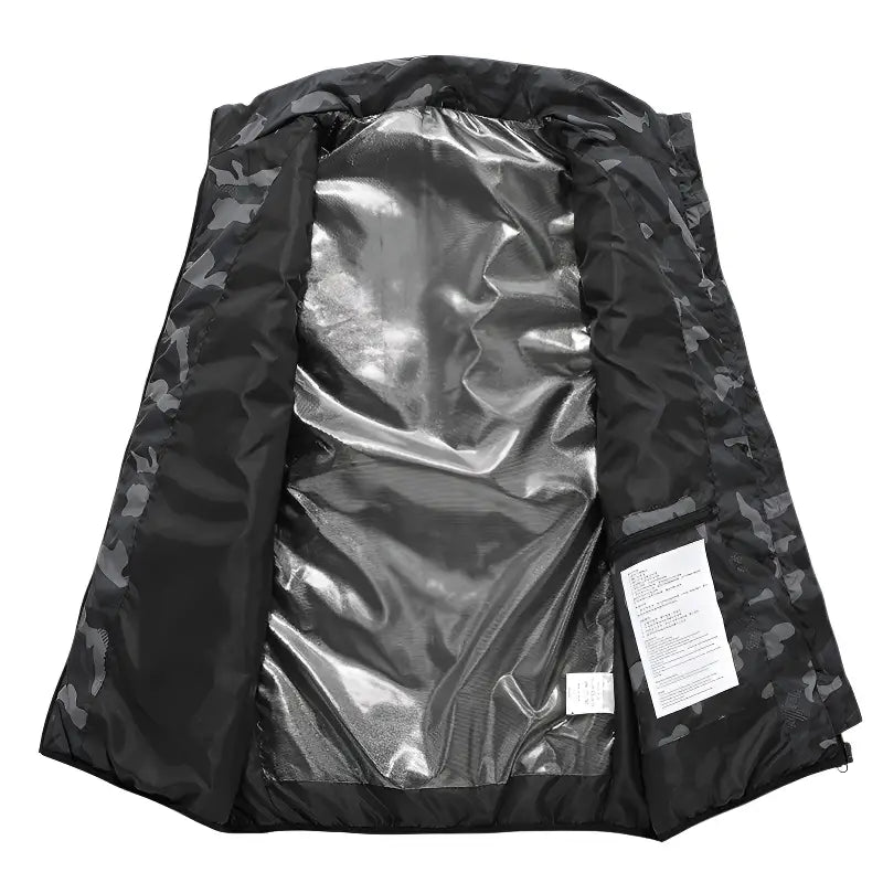 Gilet chauffant camouflage 9 zones
