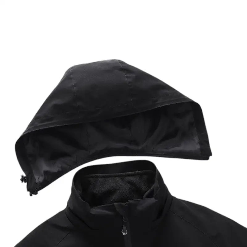 Doudoune chauffante doublé polaire homme