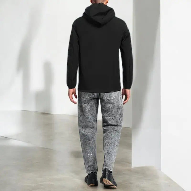 Doudoune chauffante homme noir