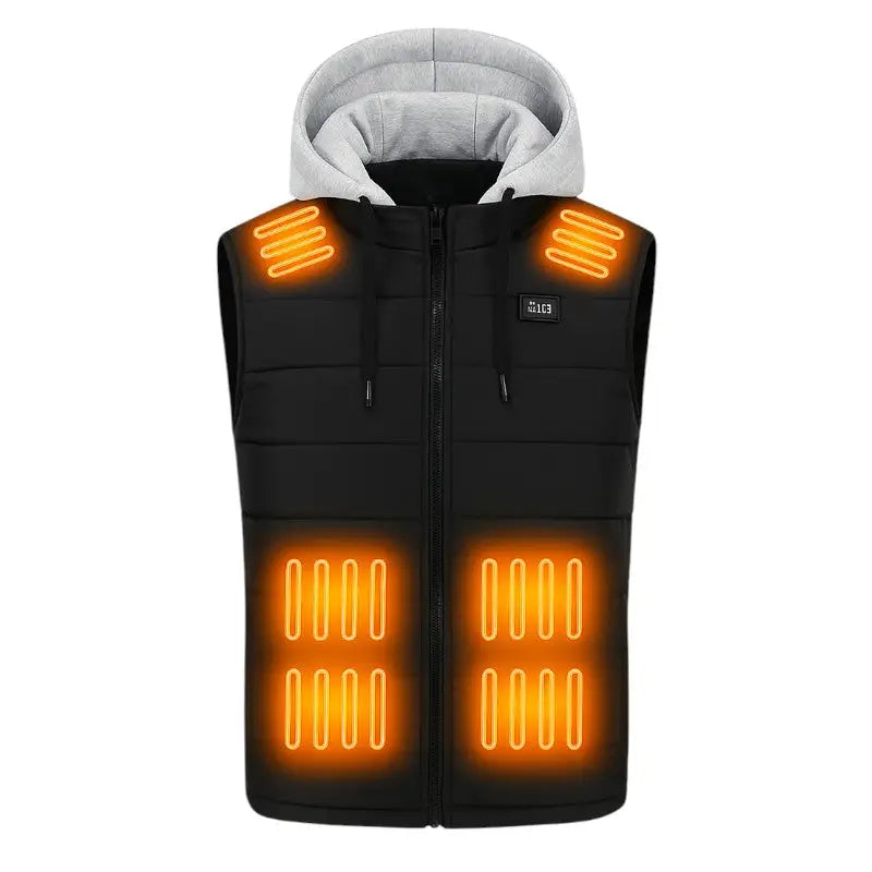 Gilet chauffant USB 15 zones