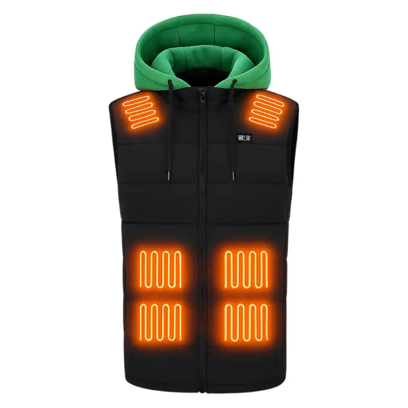 Gilet chauffant USB 15 zones