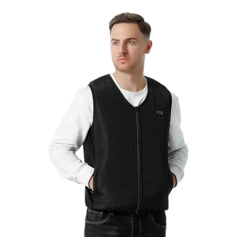Doudoune sans manche chauffante homme