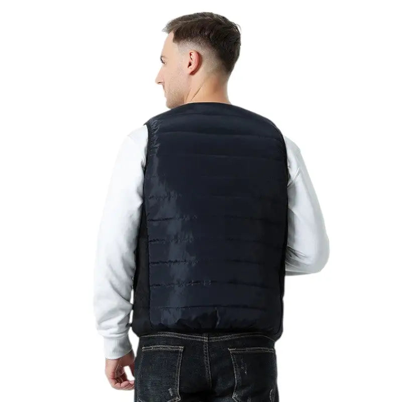 Doudoune sans manche chauffante homme