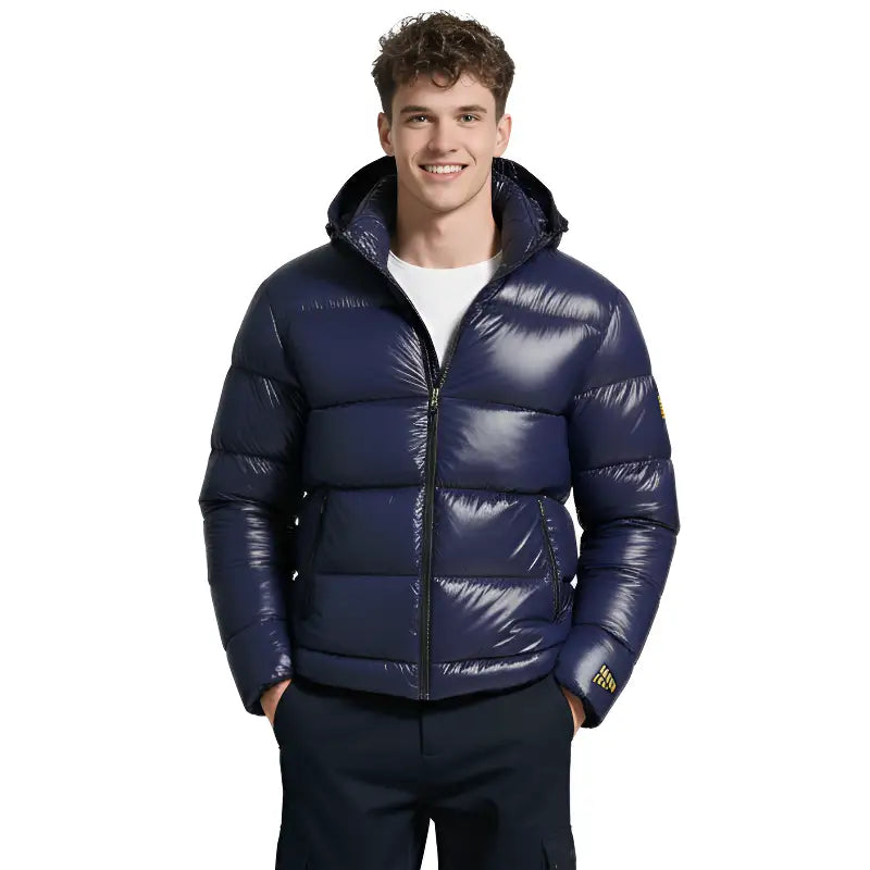 Doudoune militaire bleu