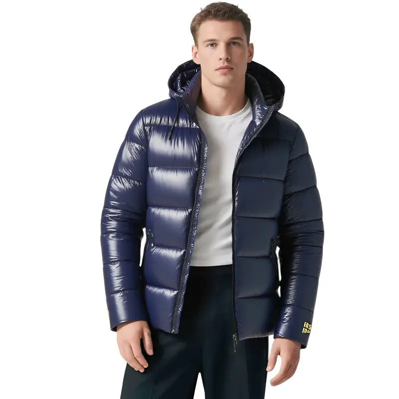Doudoune militaire bleu