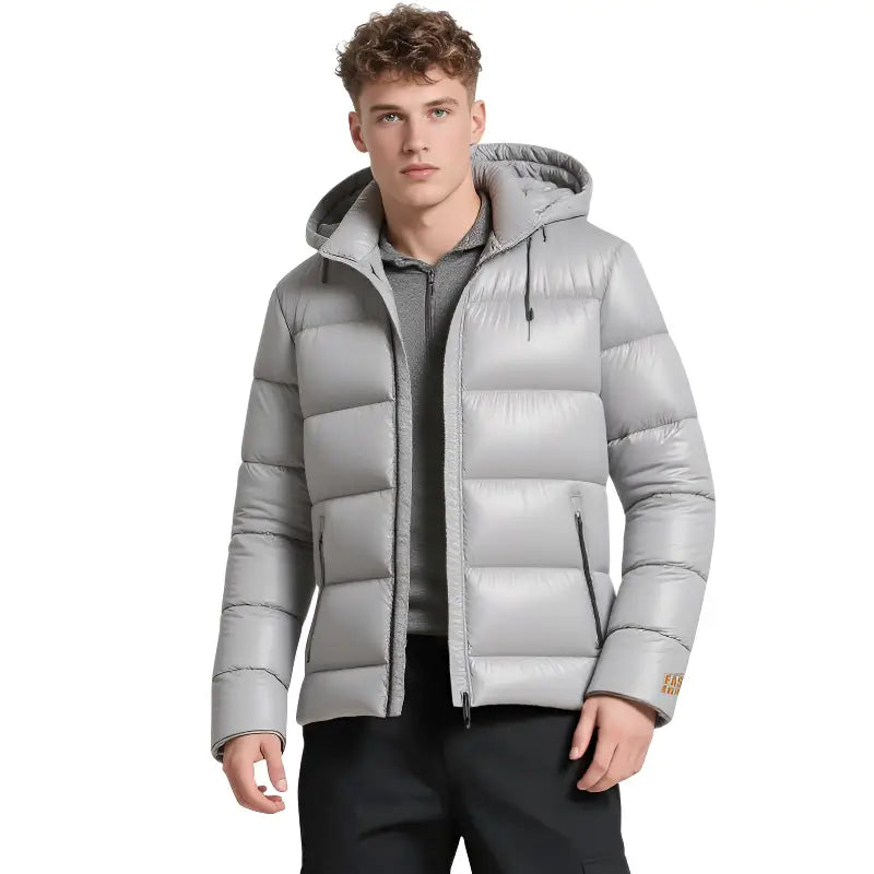 Doudoune homme hiver à capuche