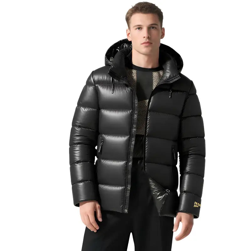 Doudoune homme hiver à capuche