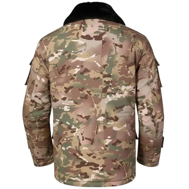 Parka militaire homme col fourré