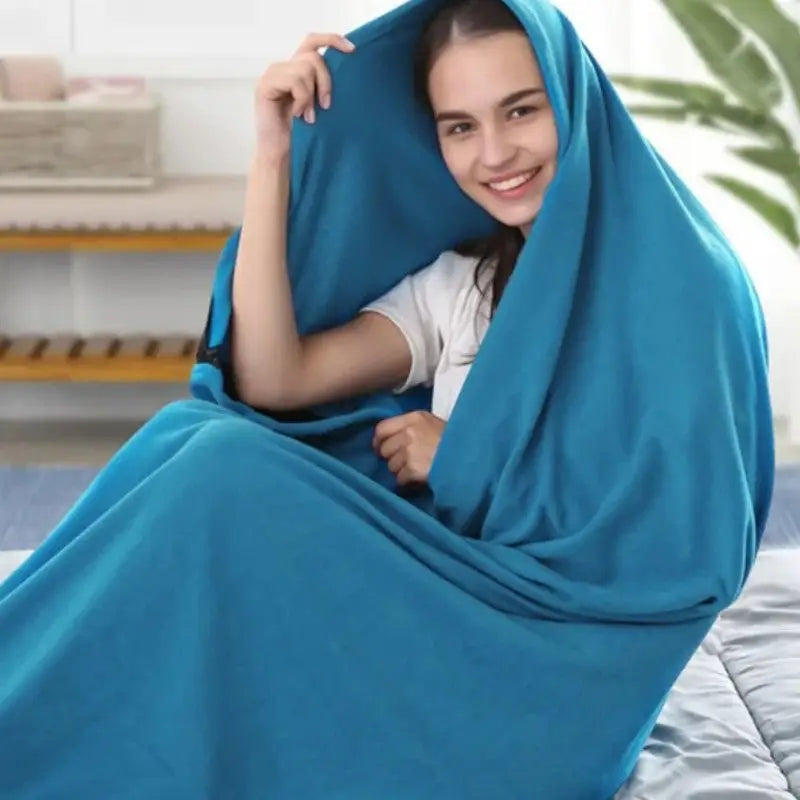 Drap de sac de couchage chaud en polyester 180 x 75 cm