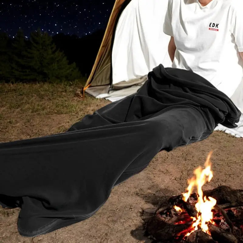 Drap de sac de couchage chaud en polyester 180 x 75 cm