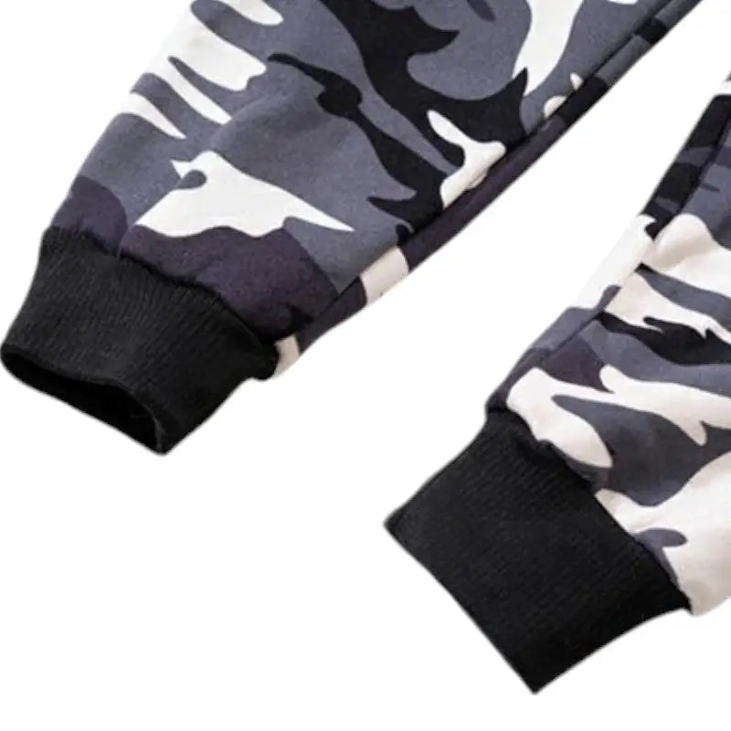 Ensemble sweat militaire garcon