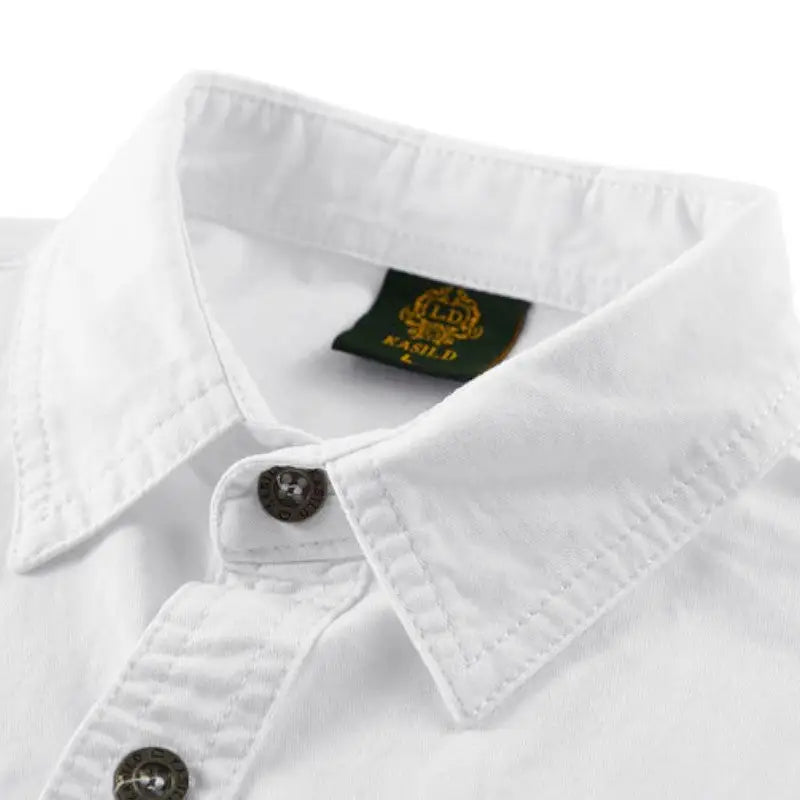 Chemise militaire blanche homme