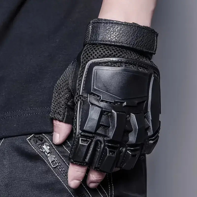 GANT MILITAIRE DE COMBAT A MI-DOIGT