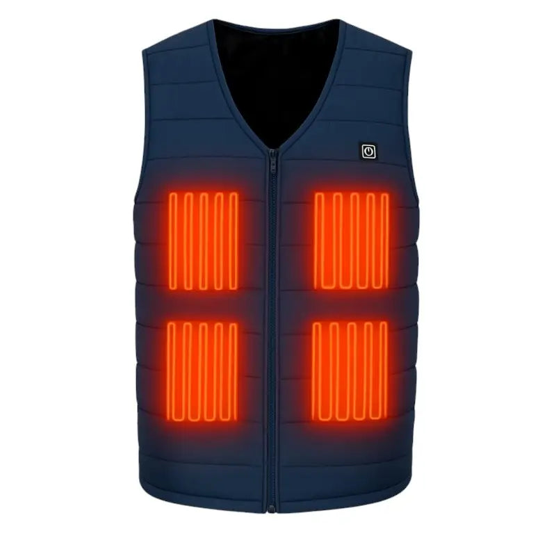 Gilet chauffant homme coupe-vent
