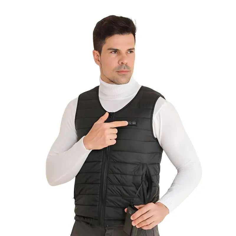 Gilet chauffant homme imperméable