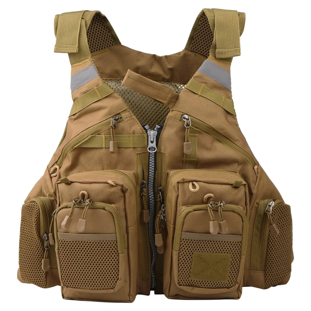 Gilet de pêche à la mouche multi-poches