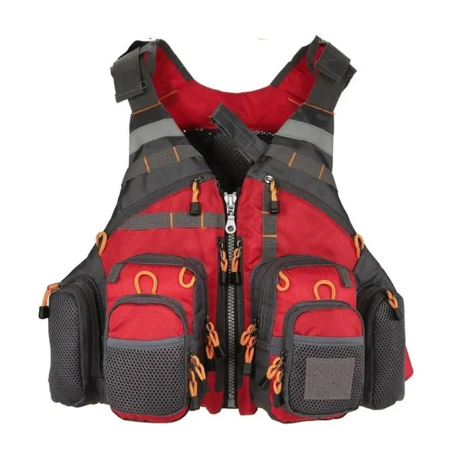 Gilet de pêche à la mouche multi-poches