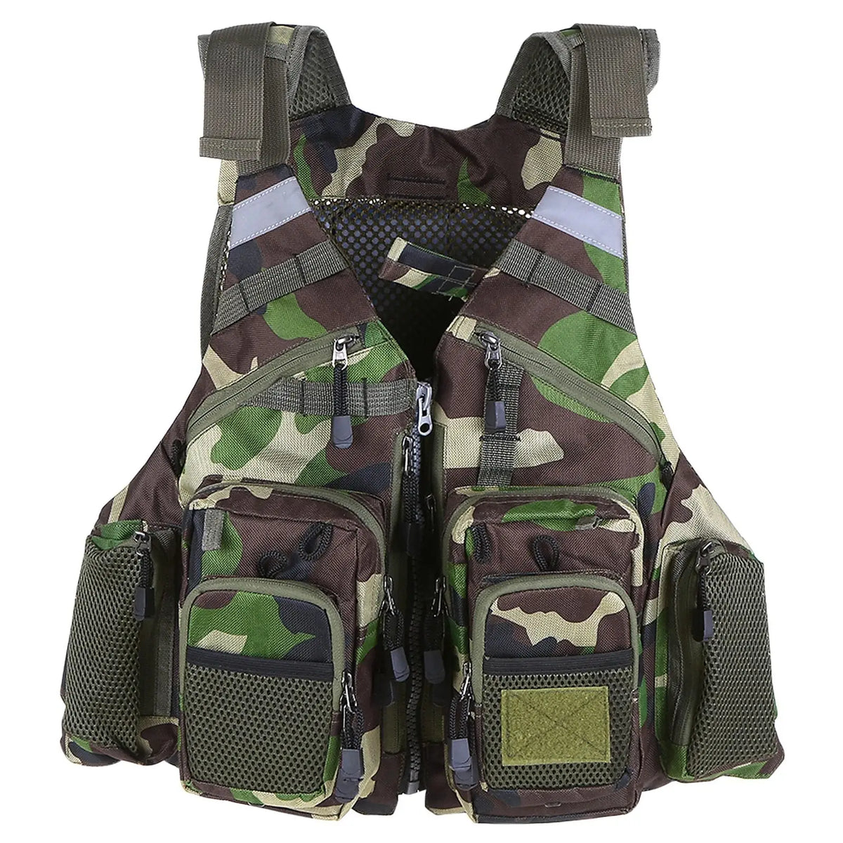 Gilet de pêche à la mouche multi-poches