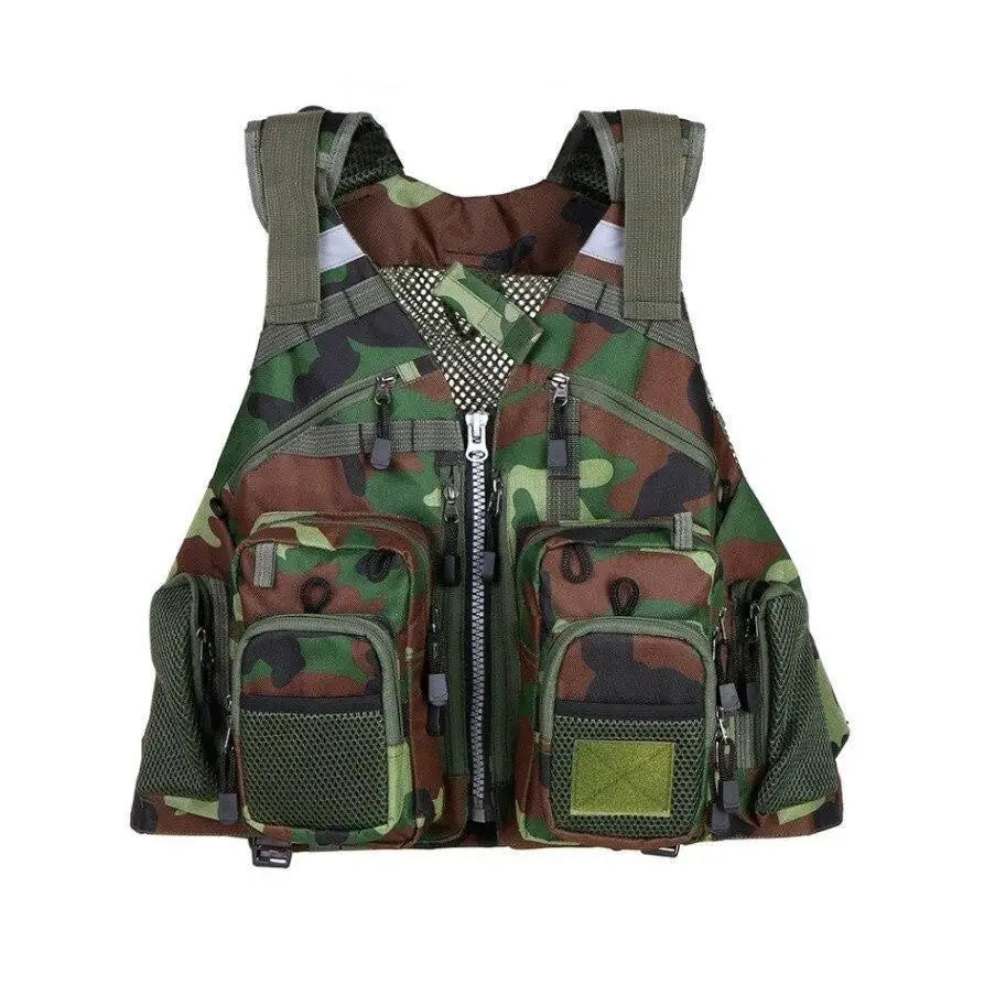 Gilet de pêche à la mouche multi-poches